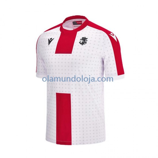 Camisola Georgia Homem Equipamento Primeiro Euro 2024 Manga Curta